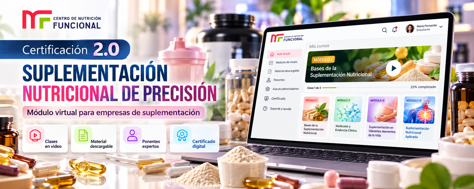 Certificación en Suplementación Nutricional
